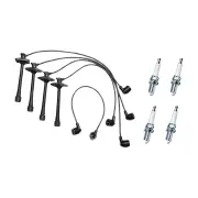 Bosch Ignition Leads + 4 x Denso Spark Plugs for Toyota Rav 4 SXA10 SXA11 SXA11R