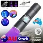 USB UV Ultra Violet LED Flashlight Blacklight Light 395 nm Inspection Lamp TorVN