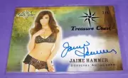 2015 Benchwarmer JAIME HAMMER Treasure Chest Blue Foil Auto/5 PLAYBOY Penthouse