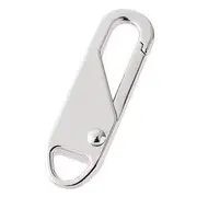 Replacement Zipper Pull Tab / Set Set of 4 - Silver - One Size