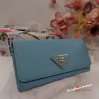 在飛比找蝦皮購物優惠-美麗堡outlet精品 PRADA 1M1132 三角金字皮