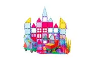 200 Pcs non-toxic STEM Educational, Durable Magnetic Tiles/Puzzle with Storage Bag
