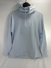 All in Motion Womens Sweatshirt Size Small Blue Funnel Neck Tunic Pockets NWT