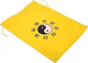 Abaodam Lightweight Drawstring Backpack with Bagua Print Durable Sports Bag for Travel Camping and Outdoor Activities Compact Design for Men and Women
