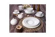 Shervin Verkil Prominence New Bone China 16-piece Dinner Set - White