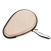 Table Tennis Racket Case Ping Pong Paddle Case Cover Gourd Shape, Texture Golden