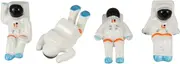 FUNOMOCYA 4 Pcs Astronaut Shaped Chopsticks Holder Decorative Cutlery Storage Rack for Restaurant Tableware Practical Utensil Rest for Banquets Parties and Celebrations