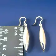 Erick's Sterling Silver Teardrop Earrings Taxco.925.