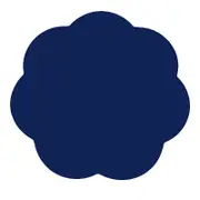 Addison Ross Scalloped Lacquer 13 Placemats, Set of 4