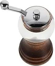 Abaodam Manual Pepper Mill Grinder with Crank Handle Grind for Precision Grinding for Kitchen BBQ and Outdoor Use Versatile Mini Grinder for Pepper