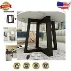 Modern 18” Metal Leg Set for DIY End Tables & Office Desks – Resist Corrosion