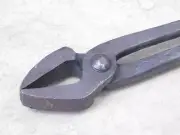 Vintage Blacksmith Foundry Metal Working #10 FLAT BIT JAW BAR GRAB TONGS SI