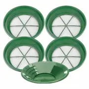 4pc CLASSIFIER SIFTING PAN SET FOR GOLD PAN PANNING & 14" Green Gold Pan