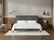 My Style Tapered Headboard & Slimline Base - Super King / Gunmetal / Slimline Base