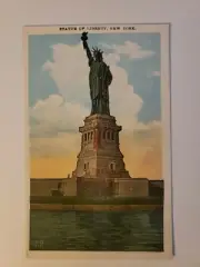 Vintage postcard Statue of Liberty, New York