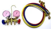 JB AIR CONDITIONING REFRIGERATION MANIFOLD GAUGE SET R410A WITH HOSES M2-21526