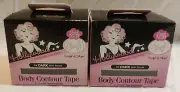 Hollywood Body Contour Tape 3”-197” Length Tape for Dark Skin Tones 2 pack
