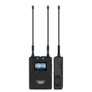 COMICA CVM-WM200 PRO UHF 2CH Wireless Microphone for Camera Camcorder