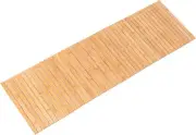 Bamboo Bath Mat Bathroom Runner Long Large 16x 48 Inch-1 pc, Natural