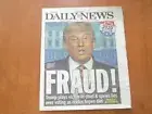 2020 NOVEMBER 6 NEW YORK DAILY NEWS NEWSPAPER - TRUMP LIES ABOUT VOTING FRAUD