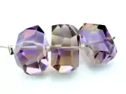 Exquisite Natural Ametrine Faceted Tumble Nugget Gemstone Beads