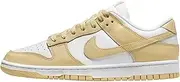 [Nike] Dunk Low Retro Bttys Men's Shoes, White/Team Gold-white-white, 14 US
