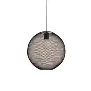 Random Round Black Mesh Minimalist Pendant Light