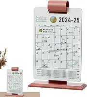 2025 Desk Calendar, Desk Calendar Desktop Decoration, Creative Desktop Calendar Desk Ornament, Desktop Decoration Accessory for Bedroom Living Study Room