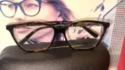 Salvatore Ferragamo SF2804-214 Eyeglasses Crytal Brown Frames 55-14 NWT #W23