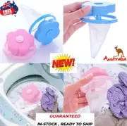 5PCS AU Floating Pet Fur Catcher Lint Hair Remover Bag for Washing Machine Tool
