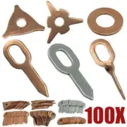 100X Dent Puller Rings Spot Welding Welder Car Body Panel Pulling Washer Tool