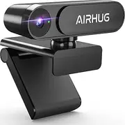 2K Webcam No Mic with Privacy Cover, USB Web Cam for Computer and Laptop Plug & Play, Web Camera Without Audio, 78° Wide-Angle,for Streaming and Conferencing,Compatible Skype Zoom YouTube