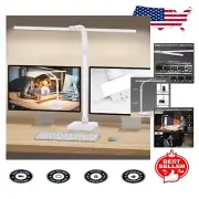Sleek 31.5-Inch Wide LED Desk Lamp - Touch Control with 25 Lighting Modes