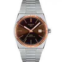 在飛比找PChome24h購物優惠-TISSOT 天梭 PRX系列 18K金 70年代復刻機械錶