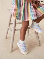 Blue Rainbow Standard Fit (F) Embellished Touch Fasten Strap Trainers (N31798) | $26 - $32