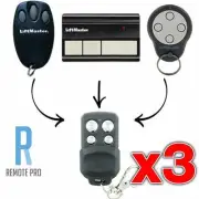 3 x LIFTMASTER Replacement Garage/Gate Remote Control 94335E 94333E