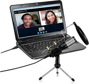 TOYANDONA Microphone Plug and Play Driver Computer Conference Long Distance Black Desktop