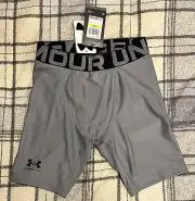 Under Armour Boys' HeatGear Armour Base-Layer Shorts Size YMD Medium Fitted NWT