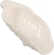 MAGICLULU Ceramic Oyster Shell Serving Plate Unique Sushi Dish for Desserts Appetizers and Snacks Sushi Tray Easy to Clean for Entertaining and Daily Use
