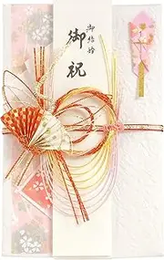 Suzuki Paper Festival Bag Gold Seal Yume Yuzen Crane Su-6194