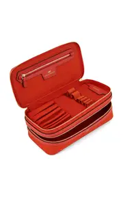 [Anya Hindmarch] Make Up In Burnt Sienna Ah Logo Nylon