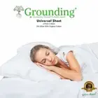 Grounding Earthing Sheet One Size Fits All BEIGE Organic Cotton Straps Included