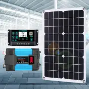 6000W Solar System DC12V to 110V/220V Off-Grid Inverter System 100A ControllerZq