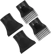 LOORGVEL 4pcs Hair Dryer Diffuser Attachment for Salon and Home Compatible Hair Dryers for Styling and Drying Compact and Travel-Friendly