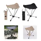 Camping Stool Picnic Chair Lightweight Compact Foot Stool Portable Folding Stool
