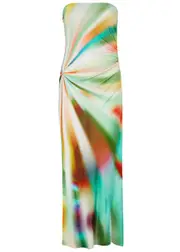 Siedres Misty Printed Jersey Maxi Dress - Multicoloured - L (UK14 / L) L (UK14 / L)