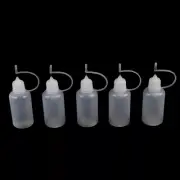 5Pcs 30ml plastic DIY paper quilling glue applicator needle squeeze bottle K7