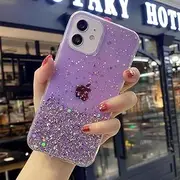 Gradient Jelly Color Glitter Phone Case for Samsung Galaxy S23 S22 Ultra S21 FE S8 S9 S10 S20 Note 10 Plus Epoxy Cover,Black,for S9