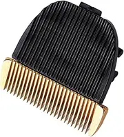 ARTSEWPLY Professional Hair Clipper Ceramic Cutter Teeth for Salon Use Easy to Install Golden Black Trimmer Attachment for Precision Grooming