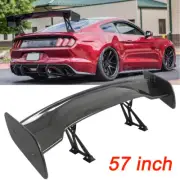 For Ford Mustang S550 GT350 GT500 57" Rear Trunk Spoiler Carbon Racing GT Wing (for: Ford)